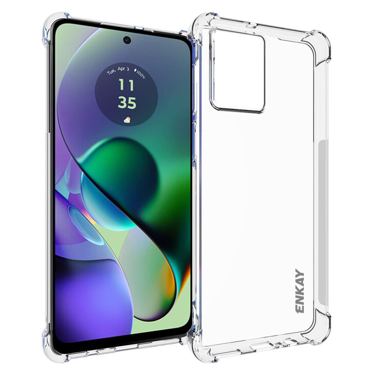 ENKAY HAT PRINCE For Motorola Moto G54 5G Case Slim-Fit TPU Phone Cover Anti-slip Strip Edge Shell A
ENKAY HAT PRINCE For Motorola Moto G54 5G Case Slim-Fit TPU Phone Cover Anti-slip Strip Edge Shell A