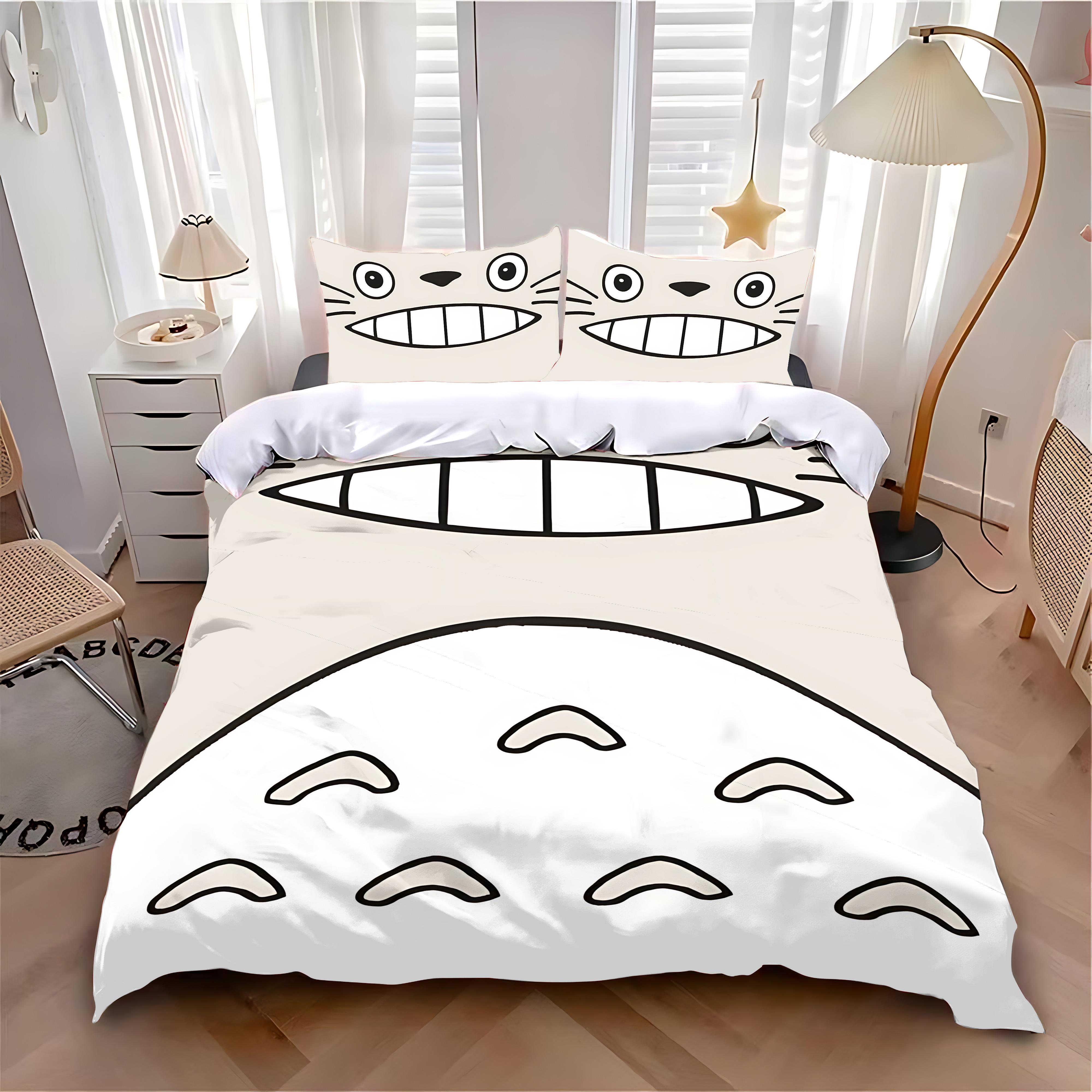 Duvet Cover Pillowcase Bedding Set Hot Anime Cute T-Totoroes Adult Boy Girl Bedroom Decoration Children Single Double Large Size (135x200cm)
Duvet Cover Pillowcase Bedding Set Hot Anime Cute T-Totoroes Adult Boy Girl Bedroom Decoration Children Single Double Large Size (135x200cm)