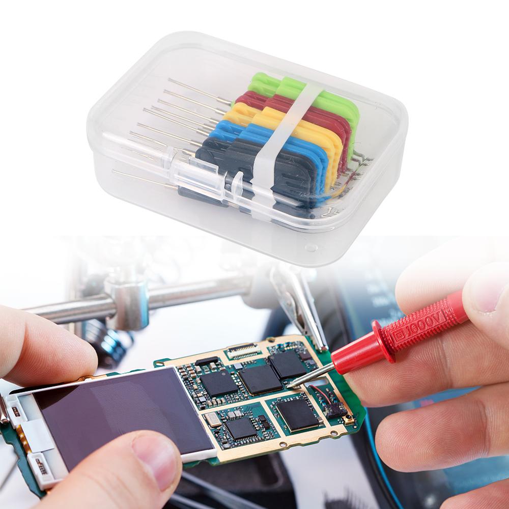 IC Test Hook Clips 10Pcs Electrical Testing Ultra Clip Test Clamp 40V SMD Gripper SDK08 Test Clip
IC Test Hook Clips 10Pcs Electrical Testing Ultra Clip Test Clamp 40V SMD Gripper SDK08 Test Clip