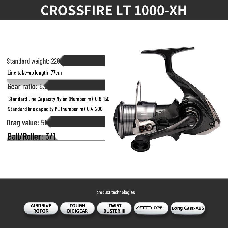Спінінговий котушка Daiwa 26 Crossfire LT з металевою шпулею для далеких закидань принади.
Спінінговий котушка Daiwa 26 Crossfire LT з металевою шпулею для далеких закидань принади.