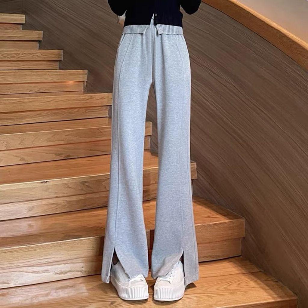 A844 Women s Micro-Flare Elastic Waist Pants - Spring & Autumn Style Size 31 - up to 140 jin сірий колір
A844 Women s Micro-Flare Elastic Waist Pants - Spring & Autumn Style Size 31 - up to 140 jin сірий колір