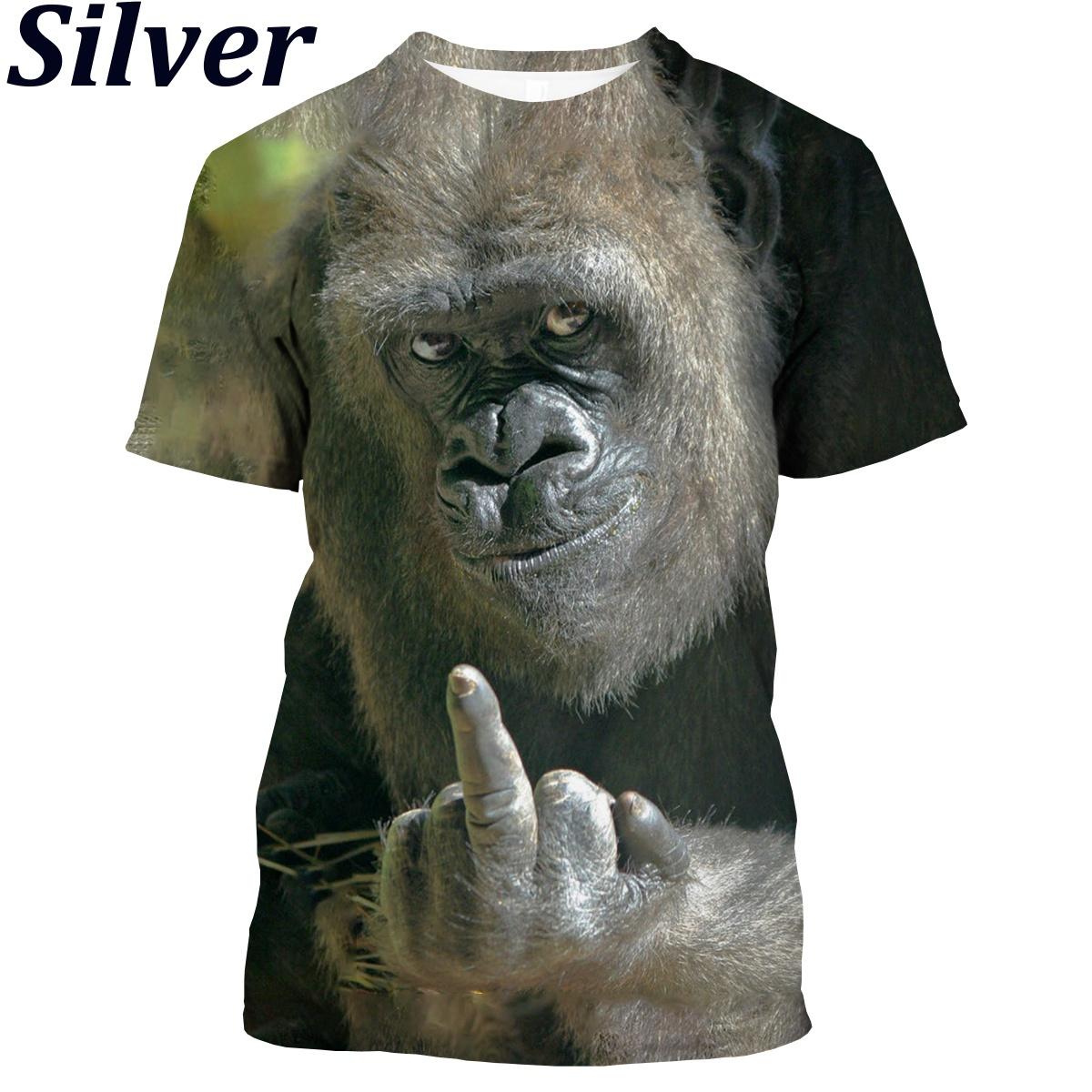 Fashion Parody Gorilla Fun Monkey 3D Printed T-shirt Men s and Women s Summer Casual Short Sleeved Animal Shirt Top 6XL
Fashion Parody Gorilla Fun Monkey 3D Printed T-shirt Men s and Women s Summer Casual Short Sleeved Animal Shirt Top 6XL