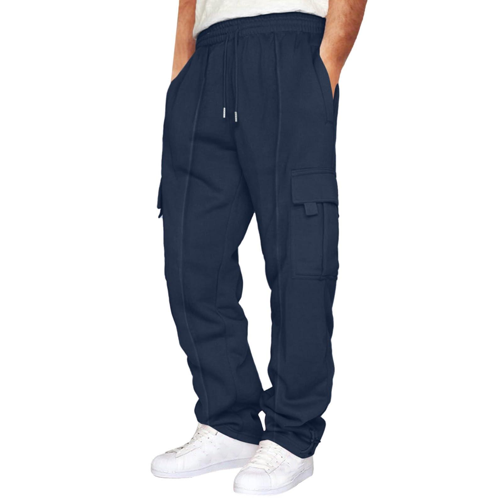 Sweatpants For Men,Mens Cargo Pants Outdoor Athletic Pant Hiking Classic Fit Jogger Sweatpants Multi Pockets XL Темно-синій
Sweatpants For Men,Mens Cargo Pants Outdoor Athletic Pant Hiking Classic Fit Jogger Sweatpants Multi Pockets XL Темно-синій