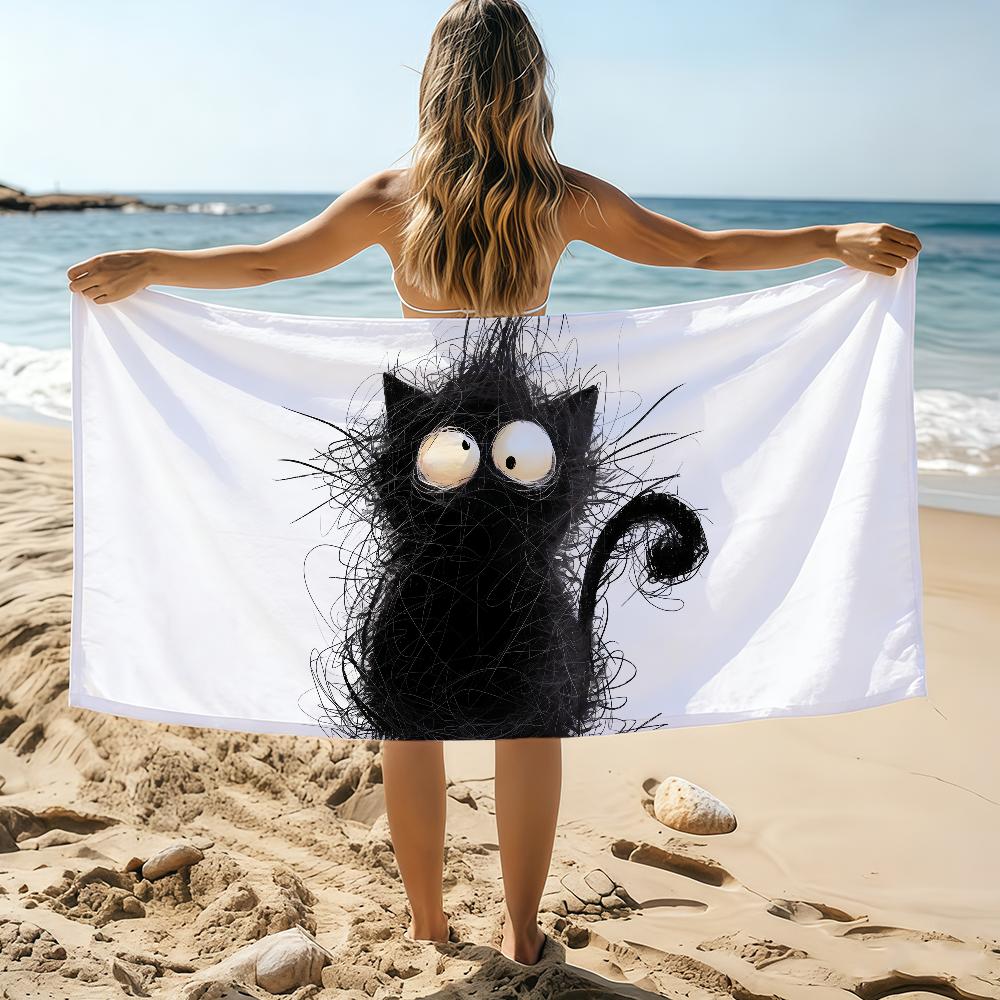 Whimsical Cat Art Towel Beach Towel Oversized Quick Dry Towel Absorbent Soft Swim BeachTowels for Men Women W40*H60(CM)
Whimsical Cat Art Towel Beach Towel Oversized Quick Dry Towel Absorbent Soft Swim BeachTowels for Men Women W40*H60(CM)