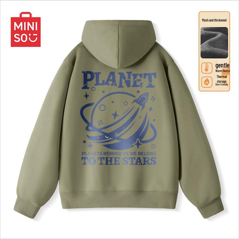 MINISO Men s Plush Hooded Sweatshirt XL
MINISO Men s Plush Hooded Sweatshirt XL