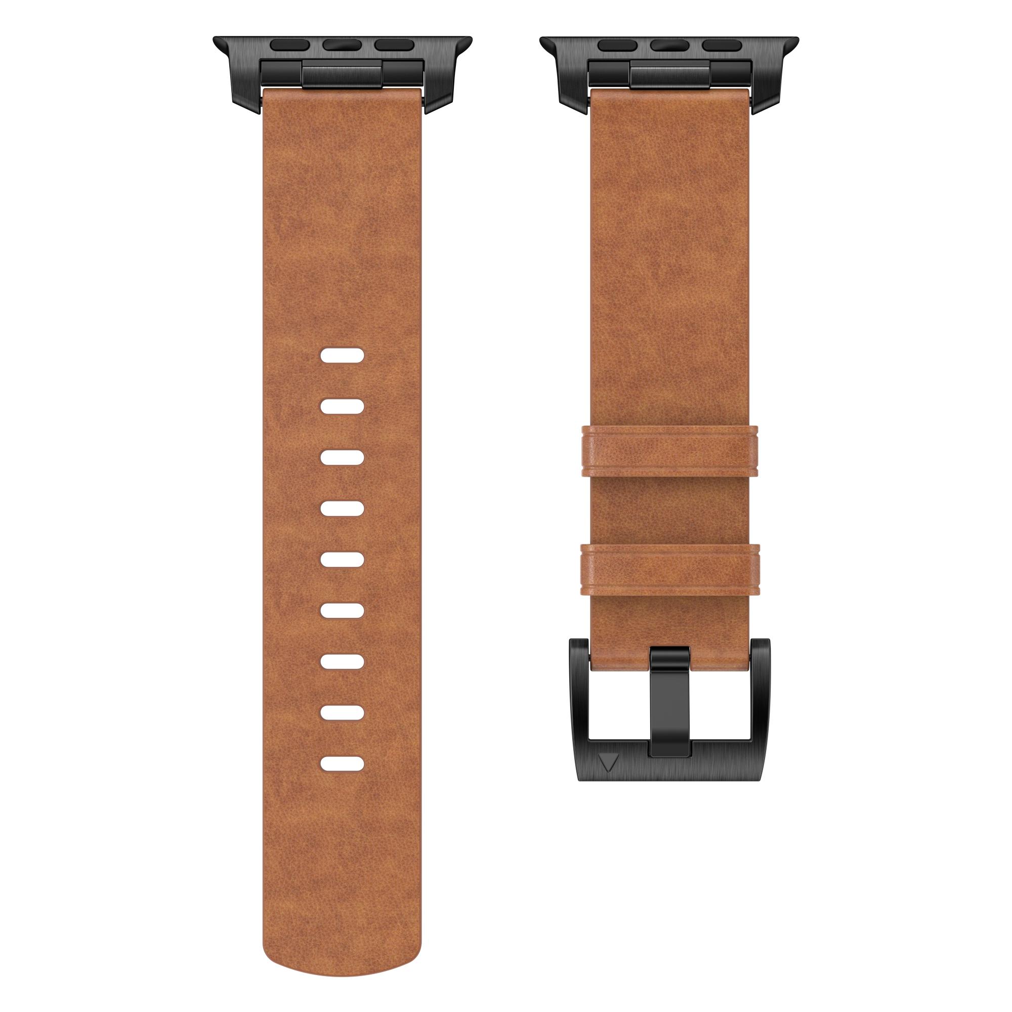 Waxed Genuine Cow Leather Watch Band for Apple Watch 10 46mm/Ultra 2 Ultra 49mm/9 8 7 45mm/SE (2023) SE (2022) SE 6 5 4 44mm/3 2 1 42mm Brown
Waxed Genuine Cow Leather Watch Band for Apple Watch 10 46mm/Ultra 2 Ultra 49mm/9 8 7 45mm/SE (2023) SE (2022) SE 6 5 4 44mm/3 2 1 42mm Brown