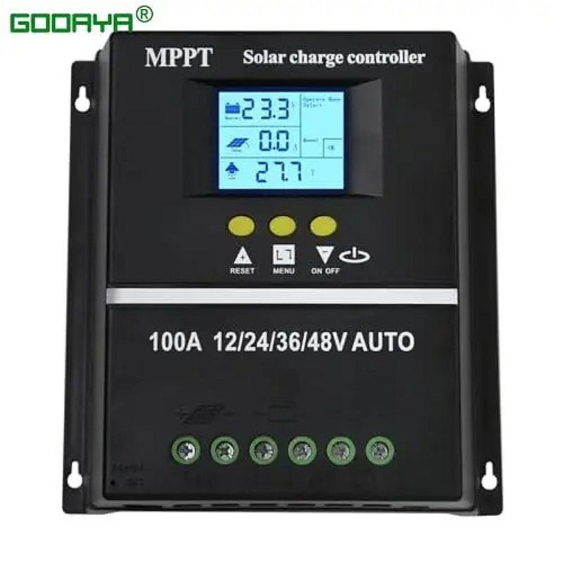 MPPT 60A 80A 100A Солнечный контроллер заряда с ЖК-дисплеем, двойной USB-выход, 12В 24В 36В 48В, Зарядное устройство для свинцово-кислотных и литиевых аккумуляторов 60A чёрный
MPPT 60A 80A 100A Солнечный контроллер заряда с ЖК-дисплеем, двойной USB-выход, 12В 24В 36В 48В, Зарядное устройство для свинцово-кислотных и литиевых аккумуляторов 60A чёрный