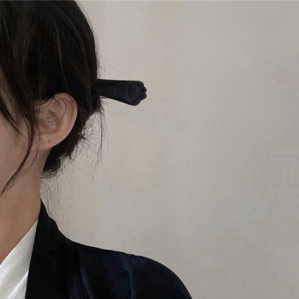 Vintage Sandalwood Cat Hairpin Headpiece Blackwood Kitty Hair Stick Hair Accessory
Vintage Sandalwood Cat Hairpin Headpiece Blackwood Kitty Hair Stick Hair Accessory