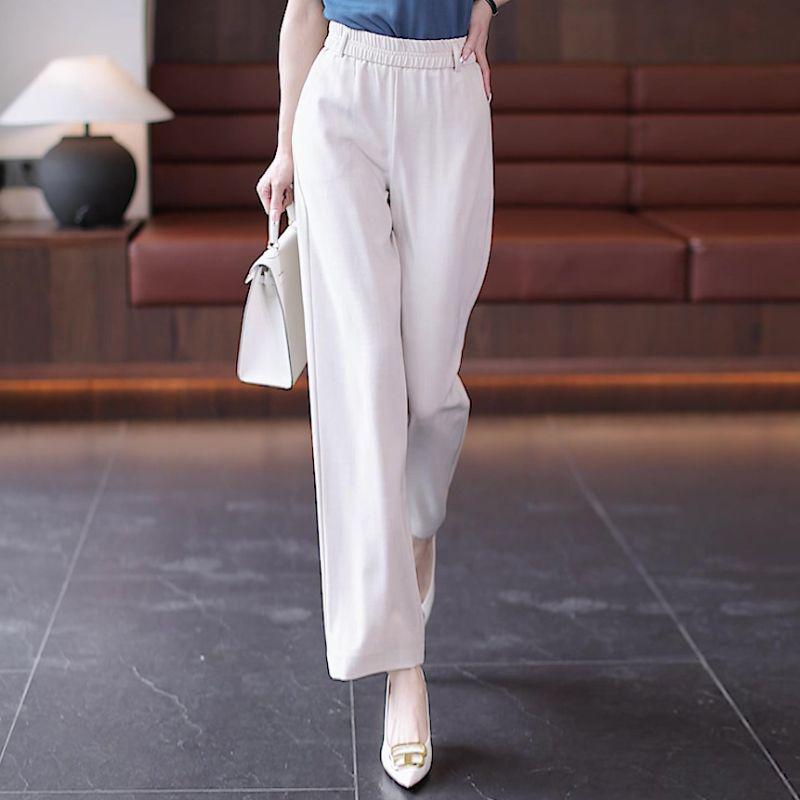 Women s Ice Silk Loose Wide-Leg High-Waisted Pants - Summer Casual Drape Straight-Leg 2025 M (below 100 lbs recommended)
Women s Ice Silk Loose Wide-Leg High-Waisted Pants - Summer Casual Drape Straight-Leg 2025 M (below 100 lbs recommended)