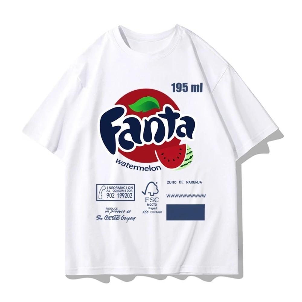 2026 Summer Cotton Breathable Streetwear T-shirt Fanta Printed T-shirt Unisex Stylish Short-sleeved Round-neck Shirt XXL
2026 Summer Cotton Breathable Streetwear T-shirt Fanta Printed T-shirt Unisex Stylish Short-sleeved Round-neck Shirt XXL
