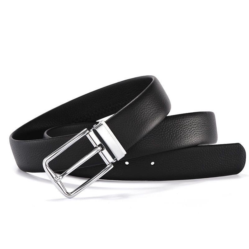 Belt Men S First Layer Cowhide Men S Pin Buckle Belt Lychee Pattern Simple Business Men S Belt 130cm
Belt Men S First Layer Cowhide Men S Pin Buckle Belt Lychee Pattern Simple Business Men S Belt 130cm
