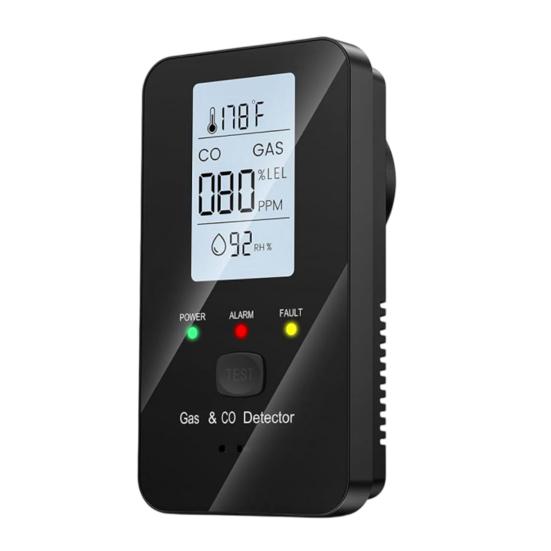 4-In-1 Multi-function Detector Natural Gas Carbon Monoxide Propane Detector Home Apartment RV Plug-in Temperature Humidity Detector US Plug чорний
4-In-1 Multi-function Detector Natural Gas Carbon Monoxide Propane Detector Home Apartment RV Plug-in Temperature Humidity Detector US Plug чорний
