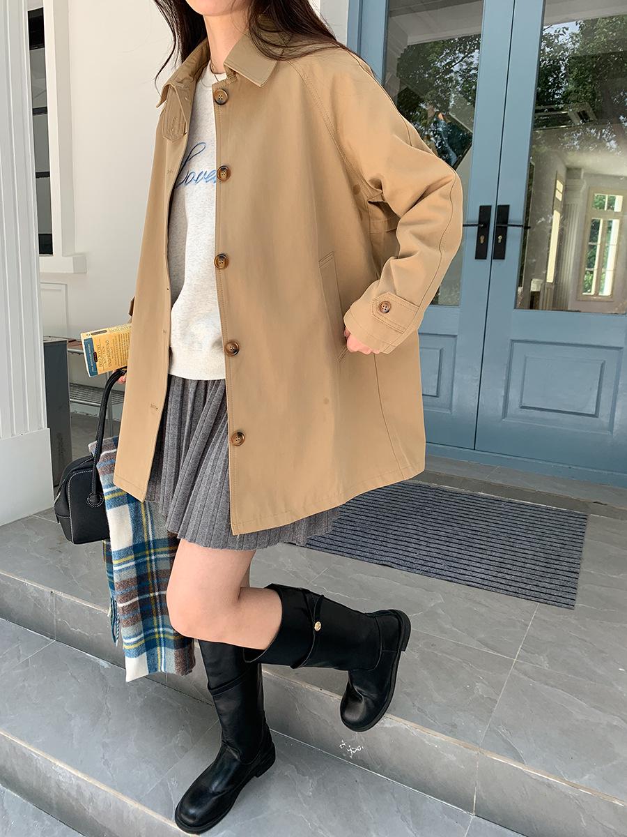 3rd Morning London Street Style Turn-Down Collar Mid-Length Casual Trench Coat ZY2112 Medium світлого кольору хакі
3rd Morning London Street Style Turn-Down Collar Mid-Length Casual Trench Coat ZY2112 Medium світлого кольору хакі