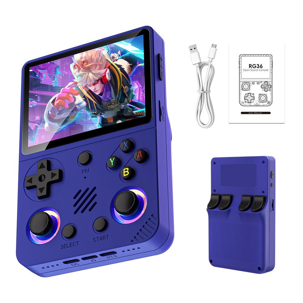 RG36 Портативная консоль с открытым исходным кодом Pro - Новая модель, портативная GBA, ностальгическая мини-аркада с разноцветными RGB-подсветками. 64G English
RG36 Портативная консоль с открытым исходным кодом Pro - Новая модель, портативная GBA, ностальгическая мини-аркада с разноцветными RGB-подсветками. 64G English