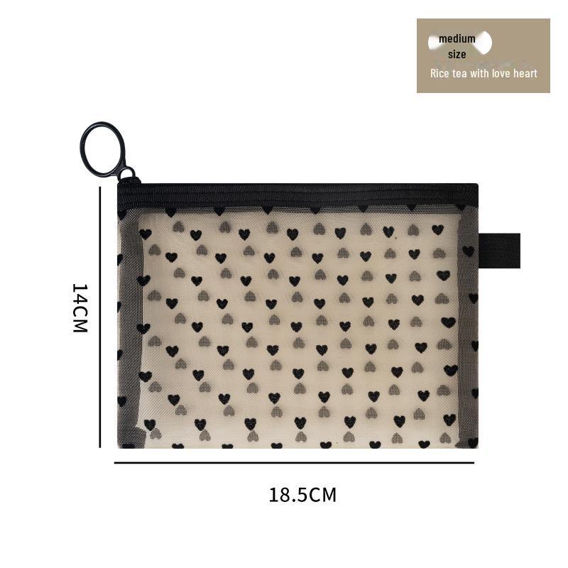 Портативная сетчатая сумка для хранения косметики и наушников, дорожных туалетных принадлежностей и держателя для помады
Портативная сетчатая сумка для хранения косметики и наушников, дорожных туалетных принадлежностей и держателя для помады