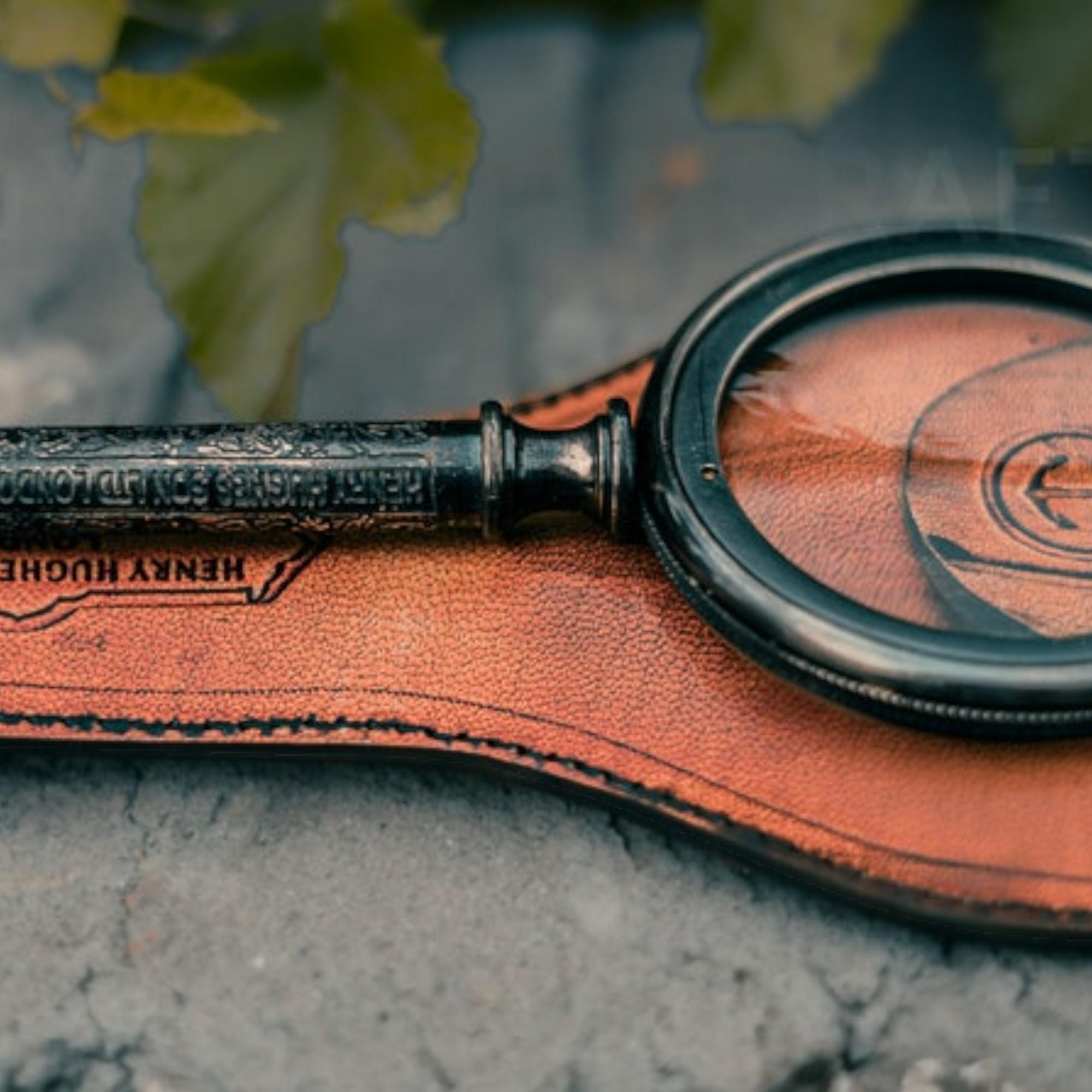 Vintage Henry Hughes London 1941 Magnifying Glass with Elegant Leather Case - Timeless Elegance for Discerning Collectors
Vintage Henry Hughes London 1941 Magnifying Glass with Elegant Leather Case - Timeless Elegance for Discerning Collectors