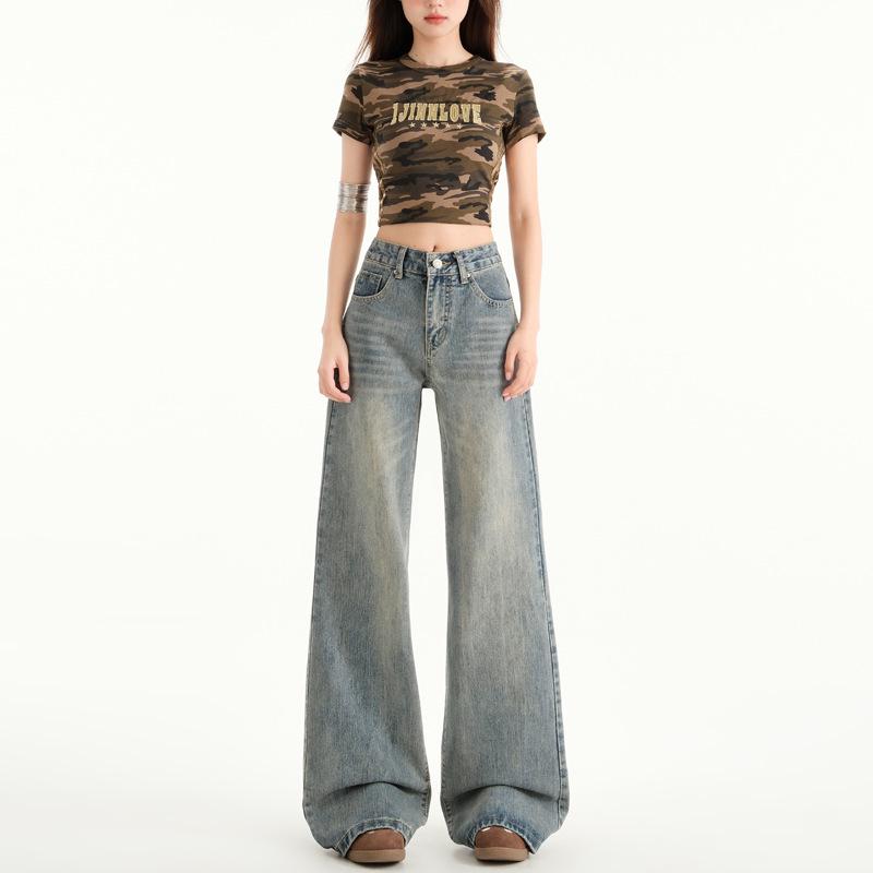 Women s Wide-Leg Distressed High-Waisted Jeans - American Retro Spring 2025 Collection L
Women s Wide-Leg Distressed High-Waisted Jeans - American Retro Spring 2025 Collection L