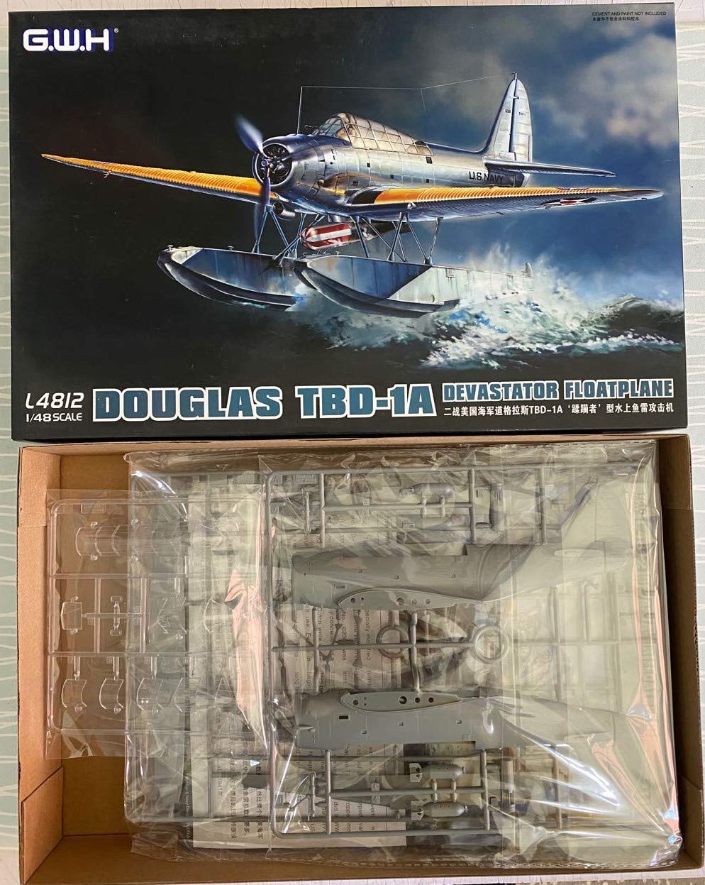Great Wall Hobby Пластиковая модель-конструктор ВМС США Devastator Seaplane Type времен Второй мировой войны L4812 1/48 TBD-1A
Great Wall Hobby Пластиковая модель-конструктор ВМС США Devastator Seaplane Type времен Второй мировой войны L4812 1/48 TBD-1A