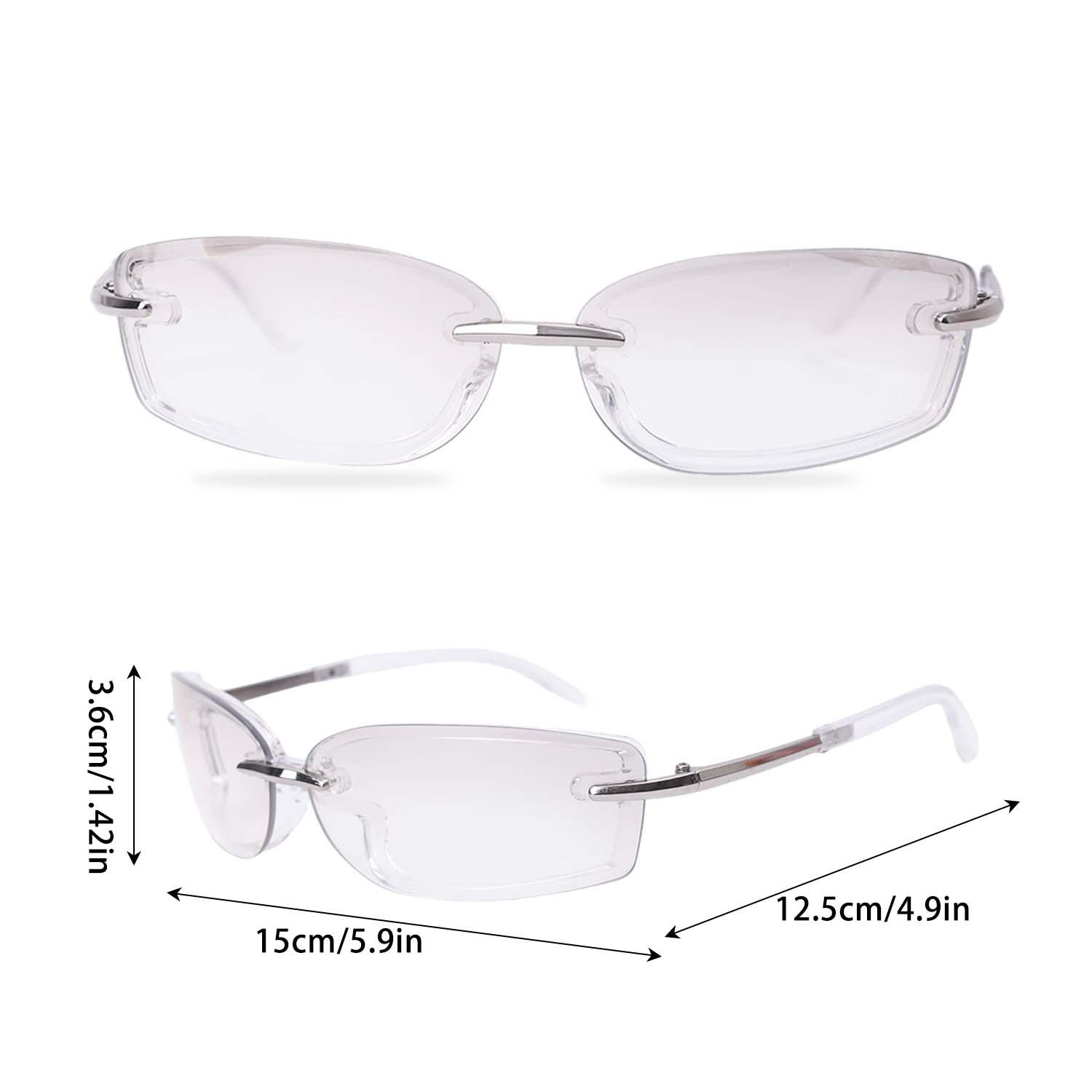 Candy Color Rimless Square Sunglasses Metal Temples UV Protection Women s Sun Glasses Y2K Dopamine Dressing Eyewear Accessories
Candy Color Rimless Square Sunglasses Metal Temples UV Protection Women s Sun Glasses Y2K Dopamine Dressing Eyewear Accessories