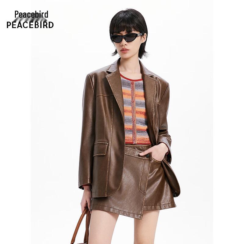 Women s Washed PU Leather Loose Fit Jacket XS
Women s Washed PU Leather Loose Fit Jacket XS