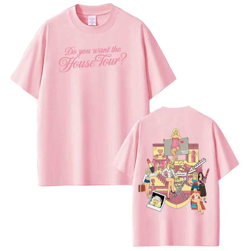 Sabrina Carpenter House Tour 2026 Graphic TShirt Unisex Women Harajuku Fashion Tshirts Shortsleeved Casual pure Cotton Tshirts 4XL
Sabrina Carpenter House Tour 2026 Graphic TShirt Unisex Women Harajuku Fashion Tshirts Shortsleeved Casual pure Cotton Tshirts 4XL