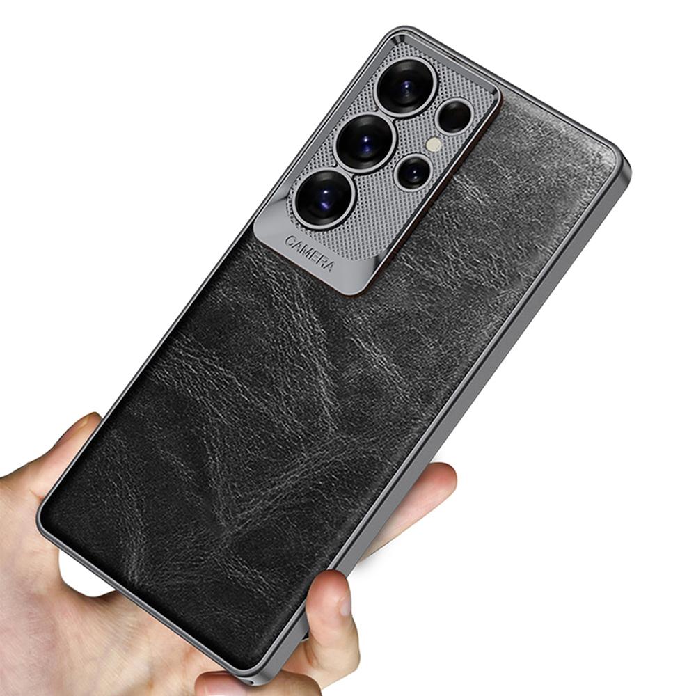 For Samsung Galaxy S23 Ultra Case Anti Drop Textured Waxy PU Leather Coated PC Phone Cover Brown
For Samsung Galaxy S23 Ultra Case Anti Drop Textured Waxy PU Leather Coated PC Phone Cover Brown