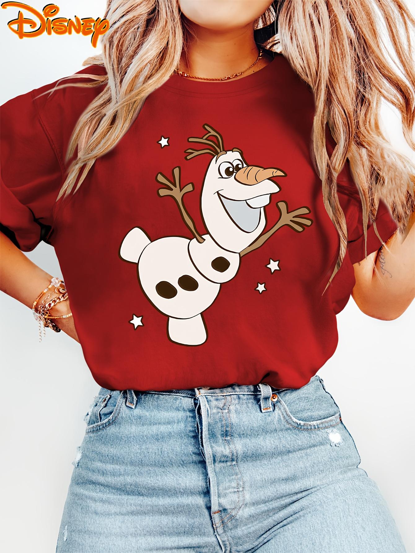 2026 New Frozen Kristoff Olaf Retro Cartoon Character Print Womens TShirt Easy Fashion Plus Size Short Sleeve S
2026 New Frozen Kristoff Olaf Retro Cartoon Character Print Womens TShirt Easy Fashion Plus Size Short Sleeve S