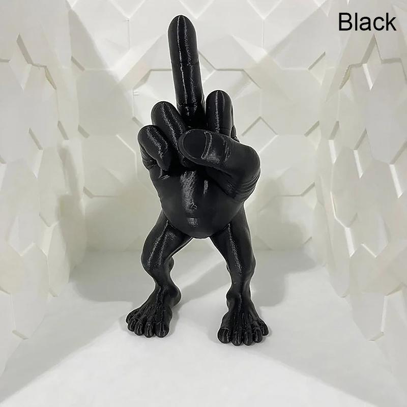 Middle Finger Figure With Legs Funny Figurine Gag Statue With Legs Hand Gesture Figurines Creative Resin Finger Sculpture чёрный
Middle Finger Figure With Legs Funny Figurine Gag Statue With Legs Hand Gesture Figurines Creative Resin Finger Sculpture чёрный