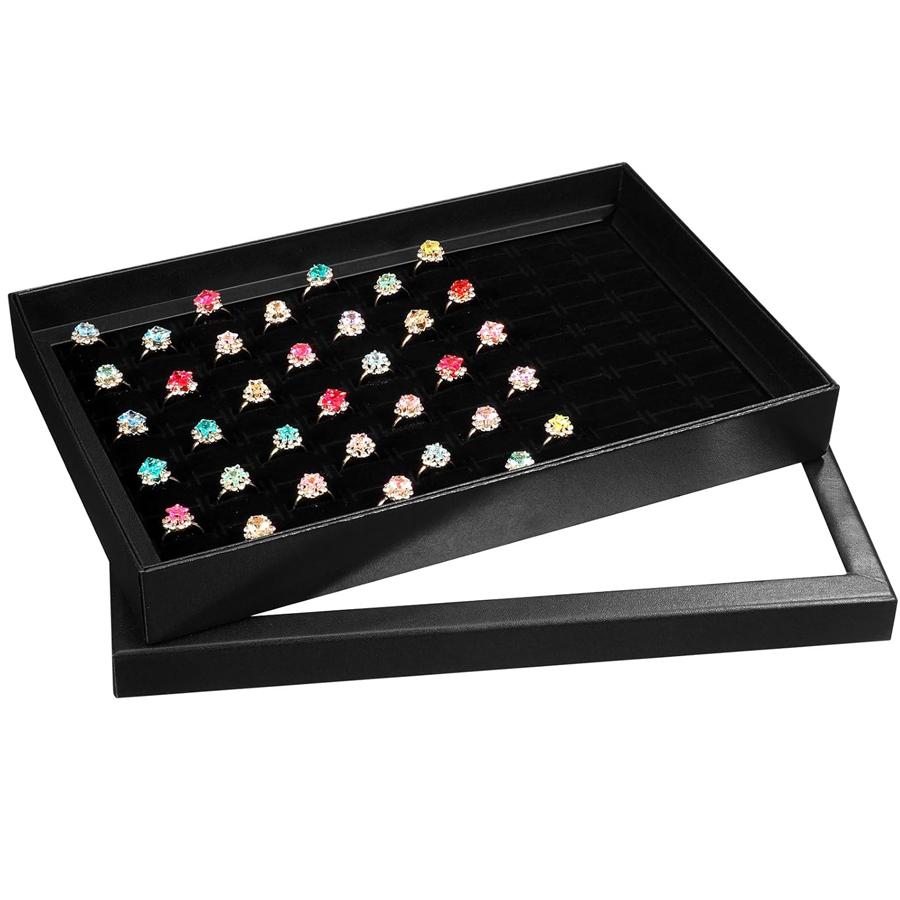 Velvet Ring Box 100 Slots, Stud Earring Organizers and Storage Jewelry Display Case for Stud Earring Jewelry Tray Organizer чёрный
Velvet Ring Box 100 Slots, Stud Earring Organizers and Storage Jewelry Display Case for Stud Earring Jewelry Tray Organizer чёрный