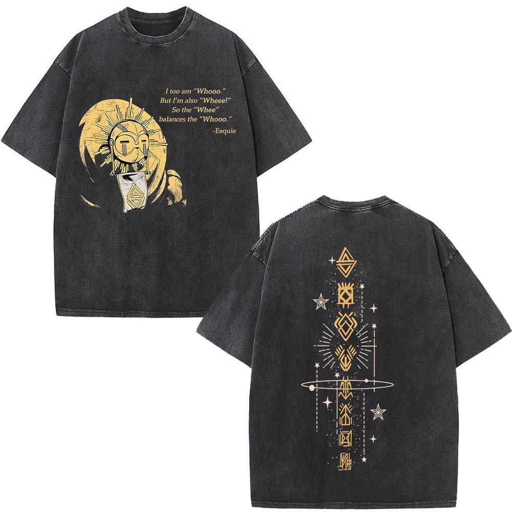 Esquie Clair Obscur Expedition Vintage Washed T Shirts Game Fans Gift T Shirt Men Women Clothing Fashion Short Sleeve Tshirt S
Esquie Clair Obscur Expedition Vintage Washed T Shirts Game Fans Gift T Shirt Men Women Clothing Fashion Short Sleeve Tshirt S