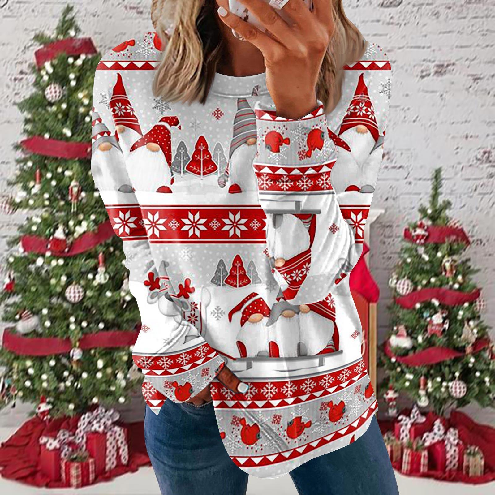 And Winter Women s Long Sleeve Tunic Pullover Loose Christmas Printed Casual Dressy Top M
And Winter Women s Long Sleeve Tunic Pullover Loose Christmas Printed Casual Dressy Top M