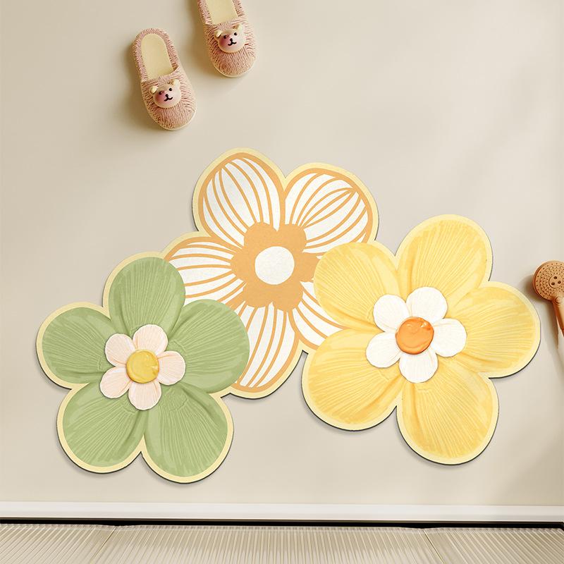 Pastoral bathroom floor mat, water-absorbing diatom mud floor mat, quick-drying non-slip floor mat, easy to take care of, dirt-resistant and wear-res 40*60cm
Pastoral bathroom floor mat, water-absorbing diatom mud floor mat, quick-drying non-slip floor mat, easy to take care of, dirt-resistant and wear-res 40*60cm