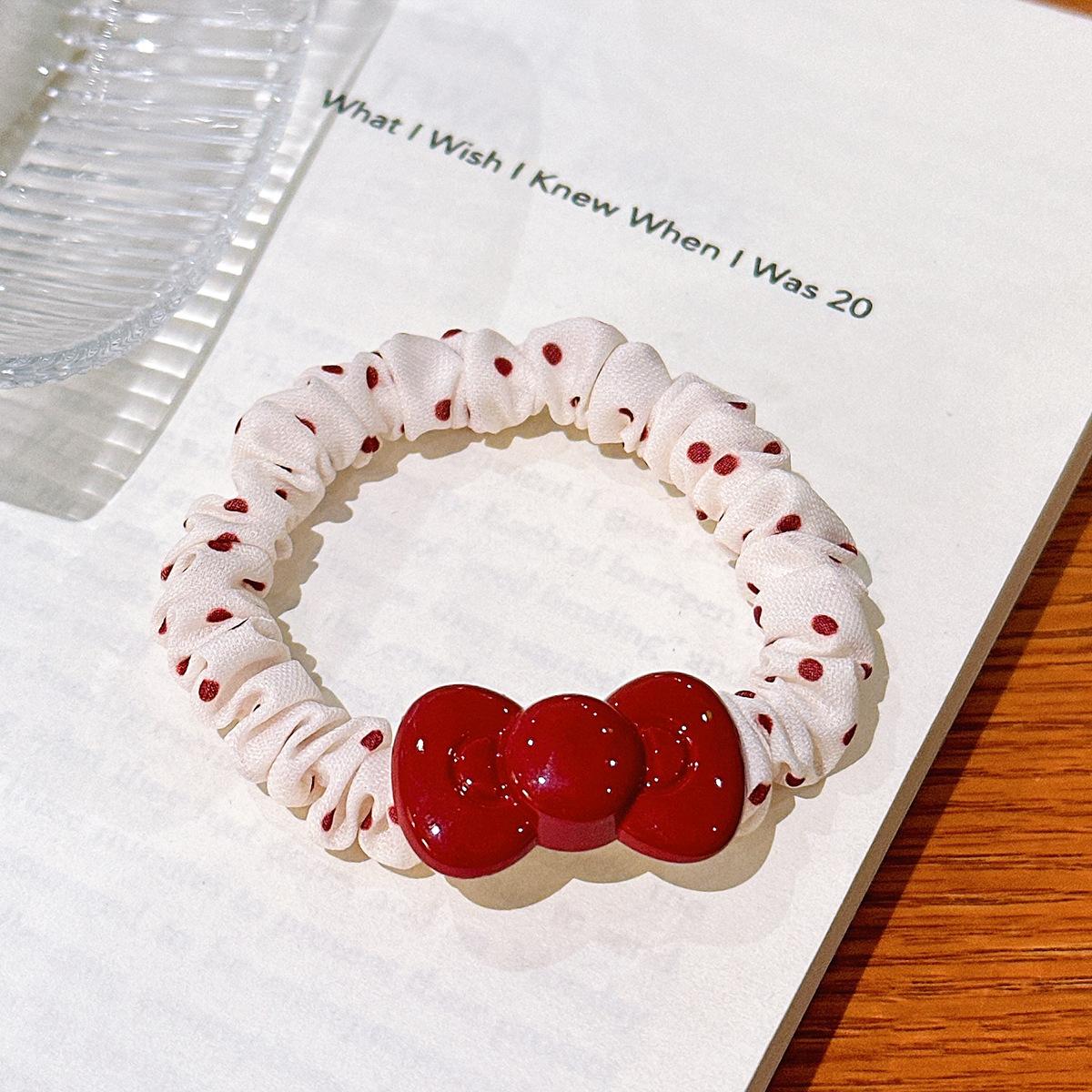 Dot Pattern Bow Hairpin for Side Parting Hair, High Elasticity Small Intestine Hairband, Headband Hair Accessory Small intestine loop 2pcs
Dot Pattern Bow Hairpin for Side Parting Hair, High Elasticity Small Intestine Hairband, Headband Hair Accessory Small intestine loop 2pcs
