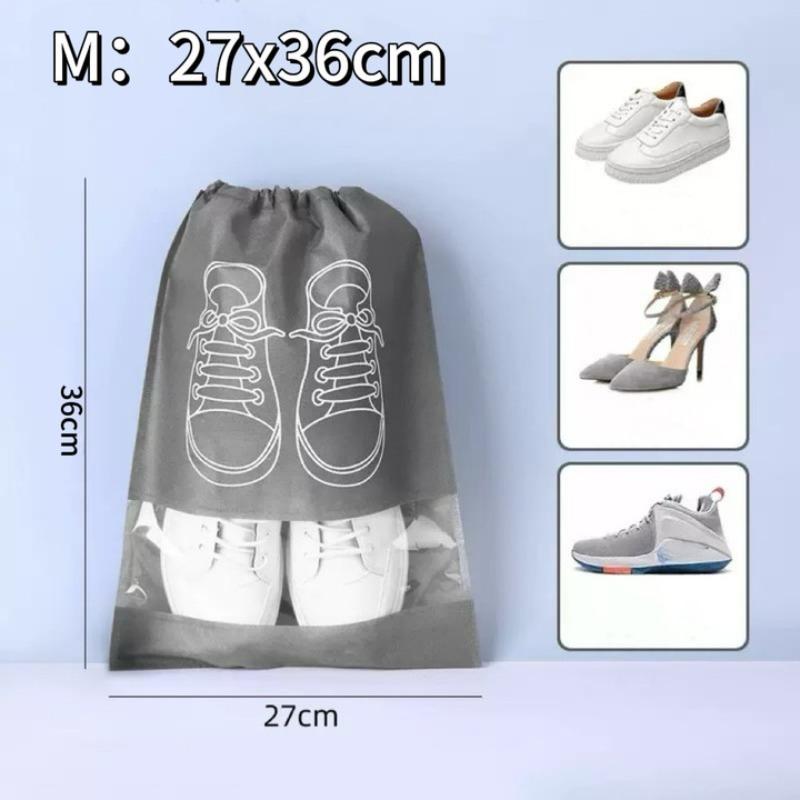 Visible Shoe Organizer Thickened Non-Woven Dustproof Drawstring Storage Bag Clothing Travel Pouch Handbag Storage Bags 1pcs
Visible Shoe Organizer Thickened Non-Woven Dustproof Drawstring Storage Bag Clothing Travel Pouch Handbag Storage Bags 1pcs