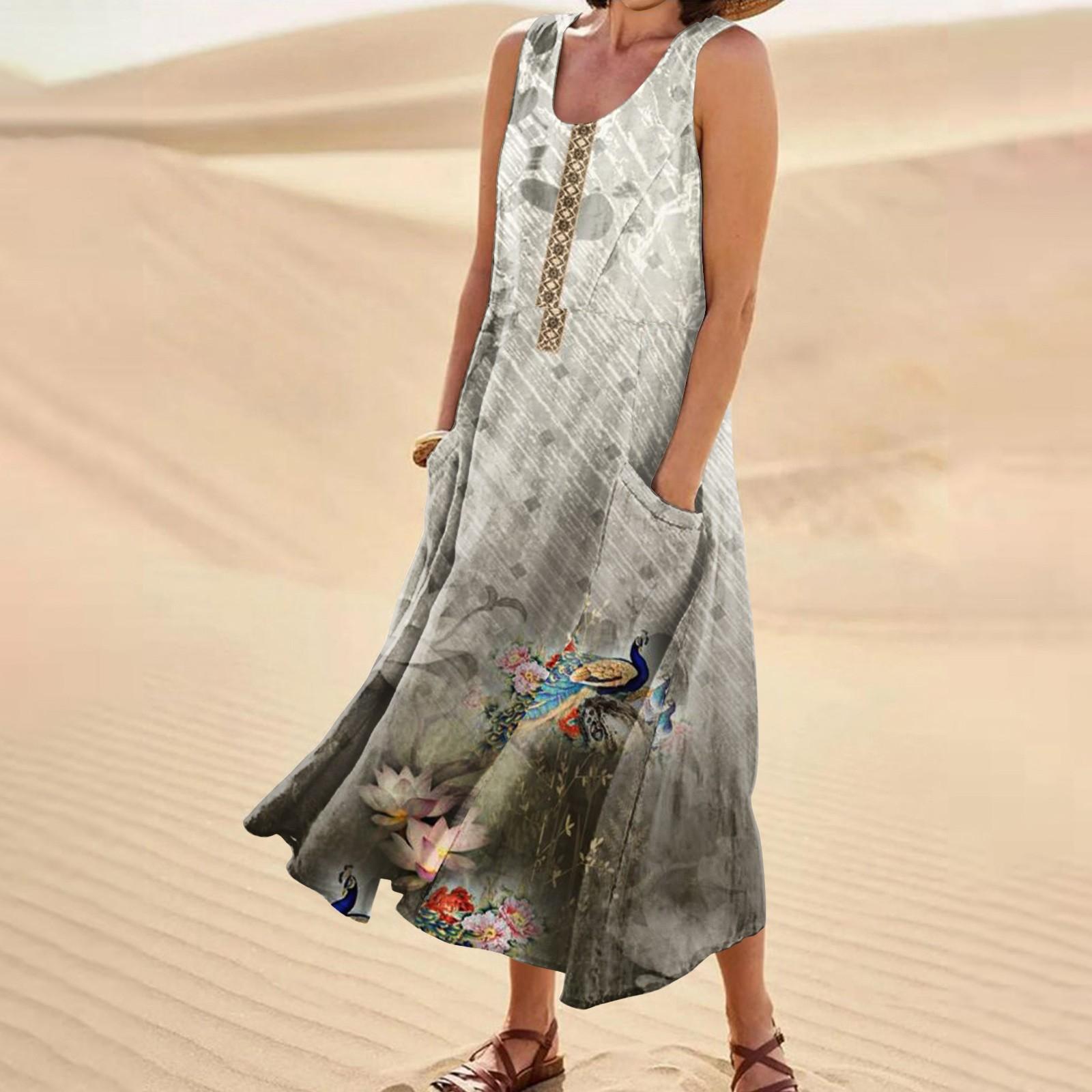 Женское модное повседневное однотонное хлопковое льняное платье без рукавов с карманами XL серый
Женское модное повседневное однотонное хлопковое льняное платье без рукавов с карманами XL серый