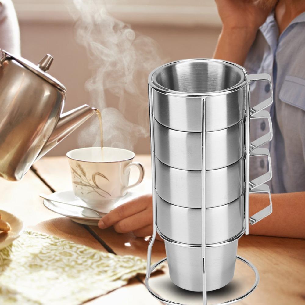 With Handle Stainless Steel Coffee Cup Double Wall Espresso Cups Coffee Drink
With Handle Stainless Steel Coffee Cup Double Wall Espresso Cups Coffee Drink