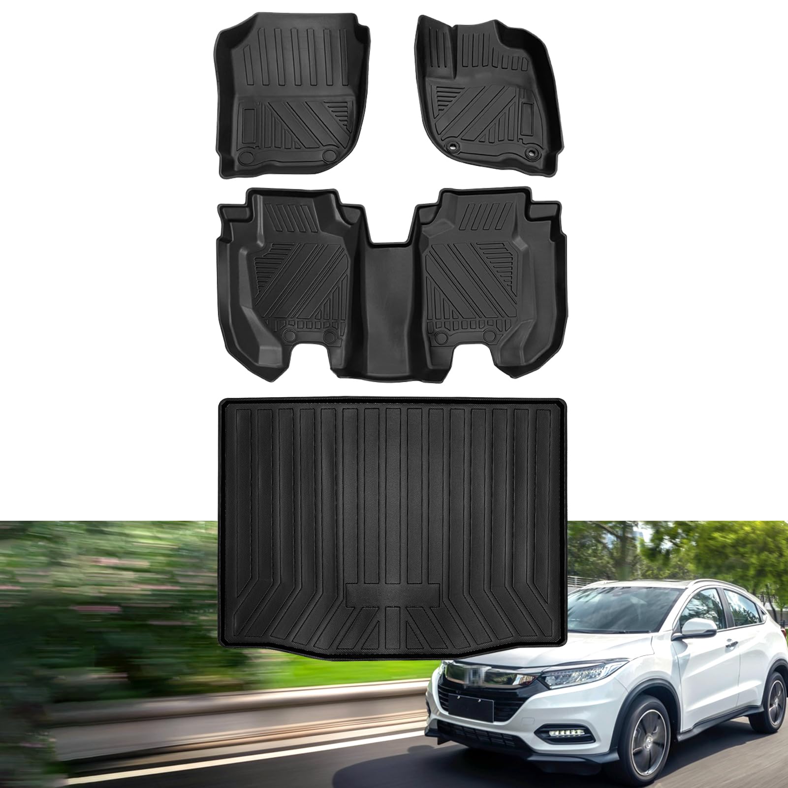 Honda New Vezel RV Series 3D 3D напольный коврик Коврик для багажа HONDA VEZEL RV3 RV4 RV5 RV6 Водонепроницаемый пятностойкий автомобильный коврик Высота края Коврик для багажника TPE чёрный
Honda New Vezel RV Series 3D 3D напольный коврик Коврик для багажа HONDA VEZEL RV3 RV4 RV5 RV6 Водонепроницаемый пятностойкий автомобильный коврик Высота края Коврик для багажника TPE чёрный