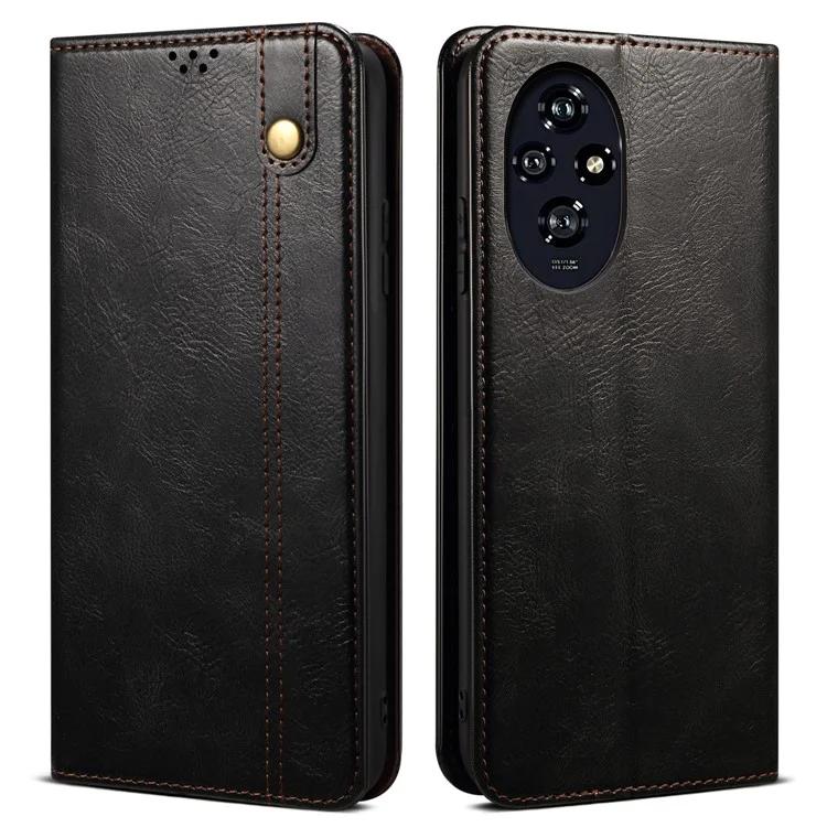 For Honor 200 Pro 5G Case Waxy Crazy Horse Texture Leather Phone Cover 2 Card Slots Stand - Black
For Honor 200 Pro 5G Case Waxy Crazy Horse Texture Leather Phone Cover 2 Card Slots Stand - Black