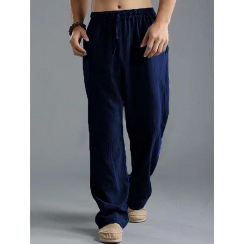 Men s Plus Size Loose-Fit Trendy Casual Trousers: Breathable Linen Sports Trousers 5XL темно-синього кольору
Men s Plus Size Loose-Fit Trendy Casual Trousers: Breathable Linen Sports Trousers 5XL темно-синього кольору