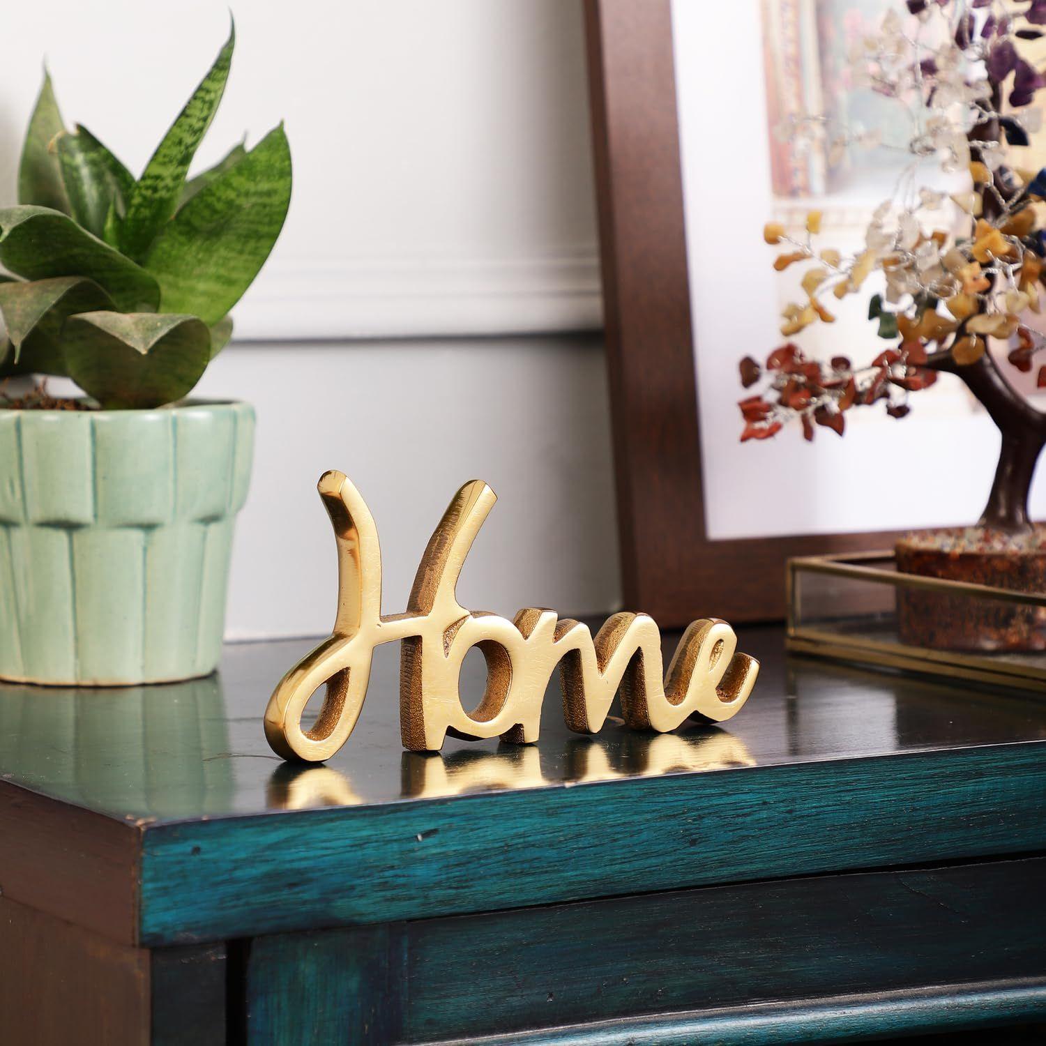 Home Sign Decor | Decorative items For Living Room | House Decor Bedroom | Metal Word Sign Board Centerpiece | House Decoration For Room, Kitchen-Gold
Home Sign Decor | Decorative items For Living Room | House Decor Bedroom | Metal Word Sign Board Centerpiece | House Decoration For Room, Kitchen-Gold