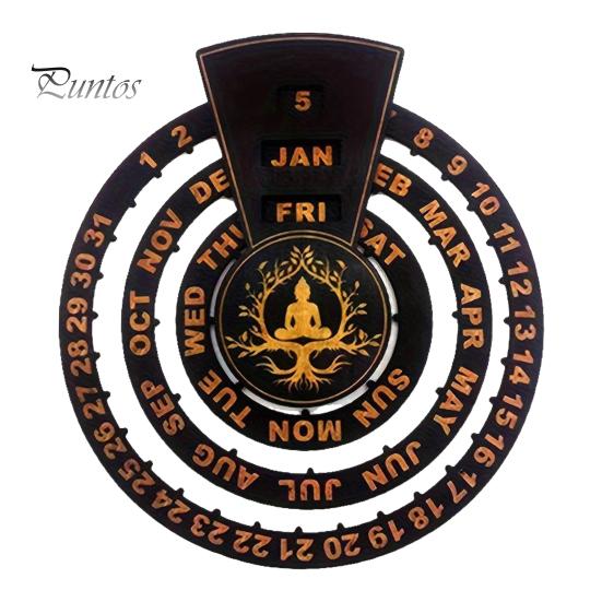 Деревянный вечный календарь, ручной вращающийся круглый настенный календарь, деревенский вечный календарь для дома, спальни, комнаты для медитации, настенный декор B
Деревянный вечный календарь, ручной вращающийся круглый настенный календарь, деревенский вечный календарь для дома, спальни, комнаты для медитации, настенный декор B
