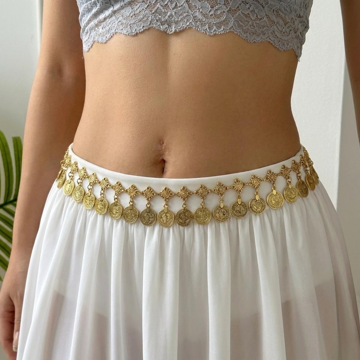 Summer Vacation Ethnic Vintage Round Coins Tassel Waist Chain For Women Men Flower Beach Belly Chain Fashion Body Jewelry Gift
Summer Vacation Ethnic Vintage Round Coins Tassel Waist Chain For Women Men Flower Beach Belly Chain Fashion Body Jewelry Gift