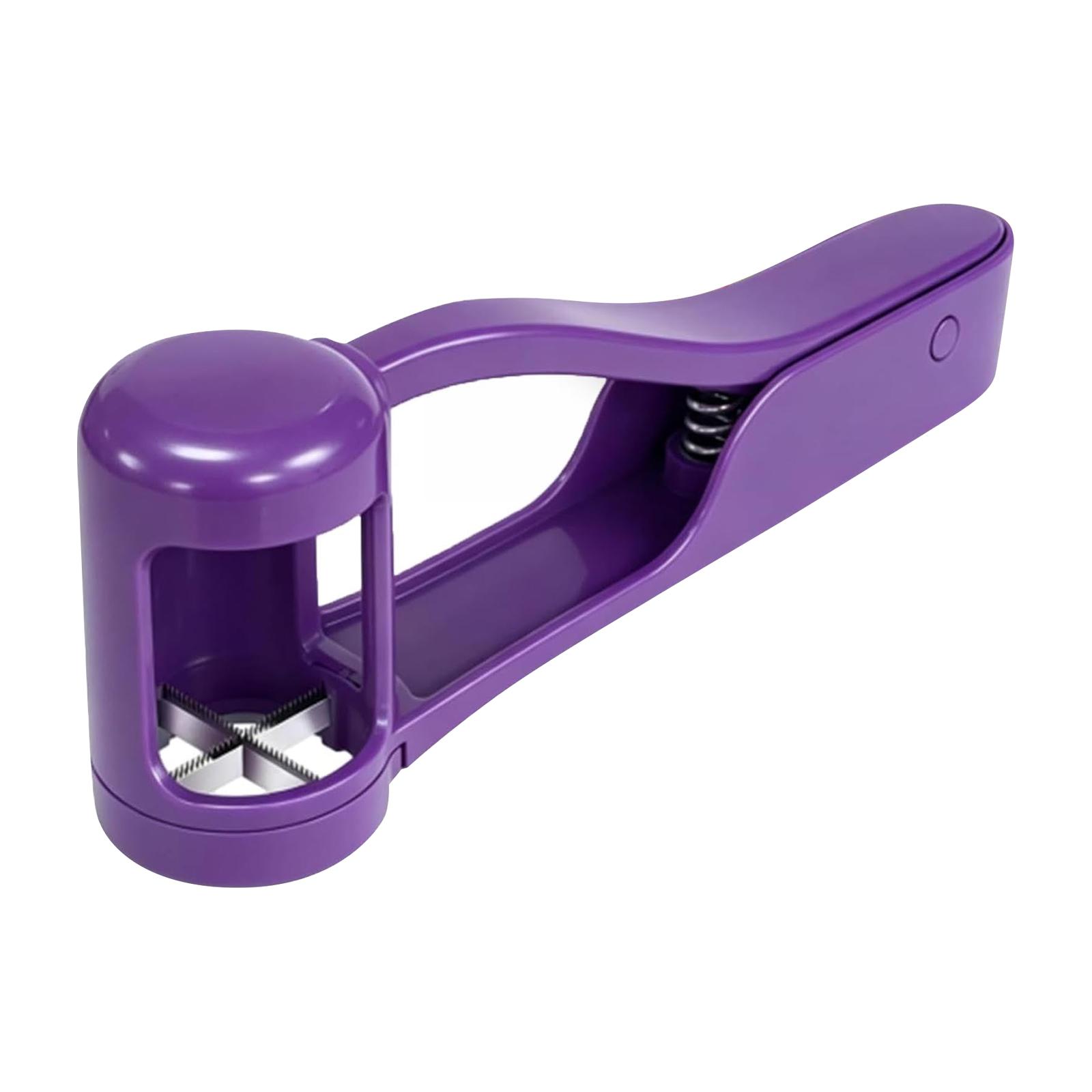 Fruit Slicer and Corer Tool for Grapes and Small Fruits with Stainless Steel Blades and Ergonomic Handle for Easy Cutting and Coring One Size фиолетовый
Fruit Slicer and Corer Tool for Grapes and Small Fruits with Stainless Steel Blades and Ergonomic Handle for Easy Cutting and Coring One Size фиолетовый