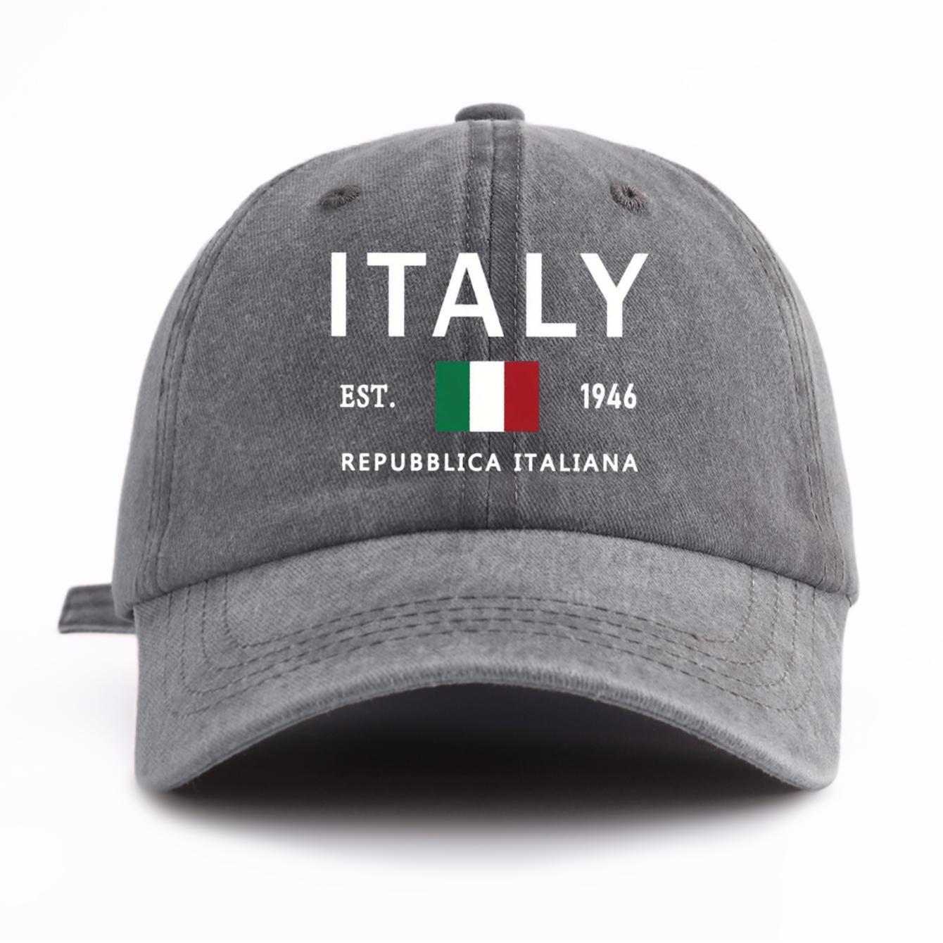 1 шт. Кепка-бейсболка с принтом ITALY, стираная, для взрослых, минималистичный ретро-стиль, повседневная, мягкая, регулируемая, кепка «папа», идеальна в качестве подарка серый
1 шт. Кепка-бейсболка с принтом ITALY, стираная, для взрослых, минималистичный ретро-стиль, повседневная, мягкая, регулируемая, кепка «папа», идеальна в качестве подарка серый