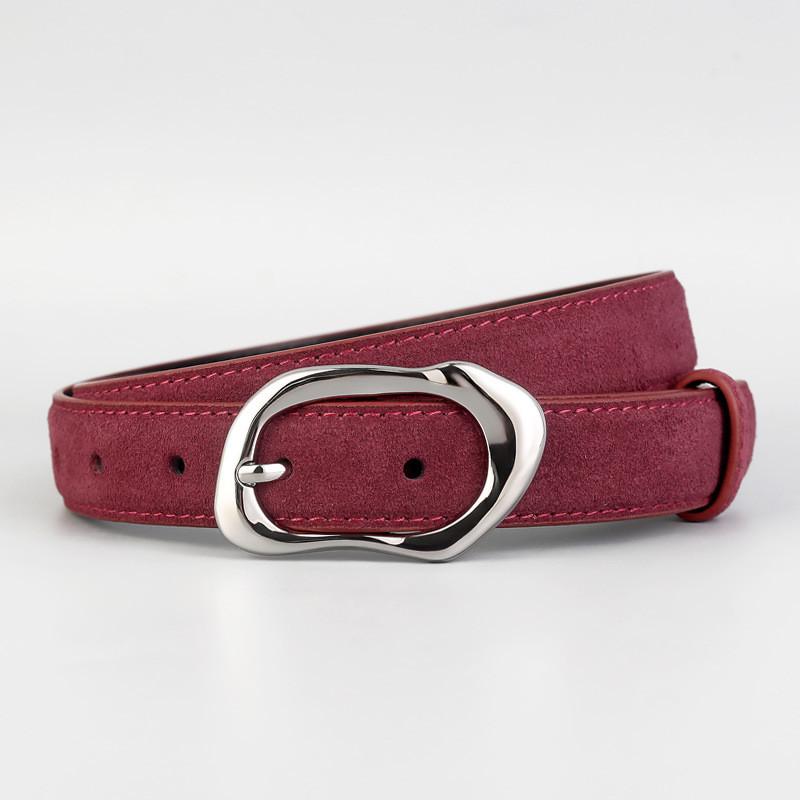 Minimalist Leather Belt For Women With Alloy Buckle For Casual Daily Wear Angora Red
Minimalist Leather Belt For Women With Alloy Buckle For Casual Daily Wear Angora Red