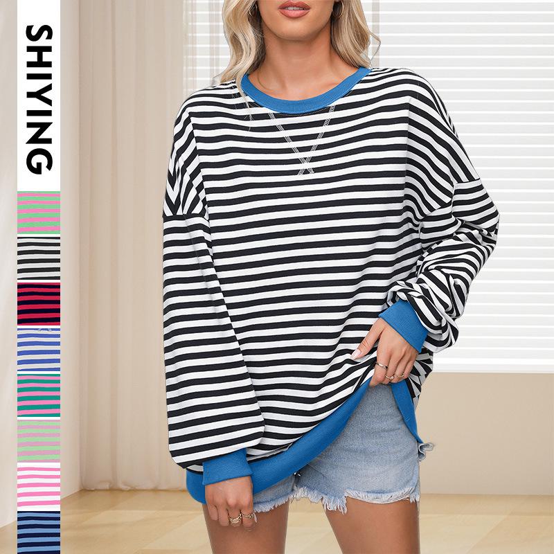 Shiying Women s Striped Crew Neck Long Sleeve Casual Sweatshirt XL brick червоний колір
Shiying Women s Striped Crew Neck Long Sleeve Casual Sweatshirt XL brick червоний колір