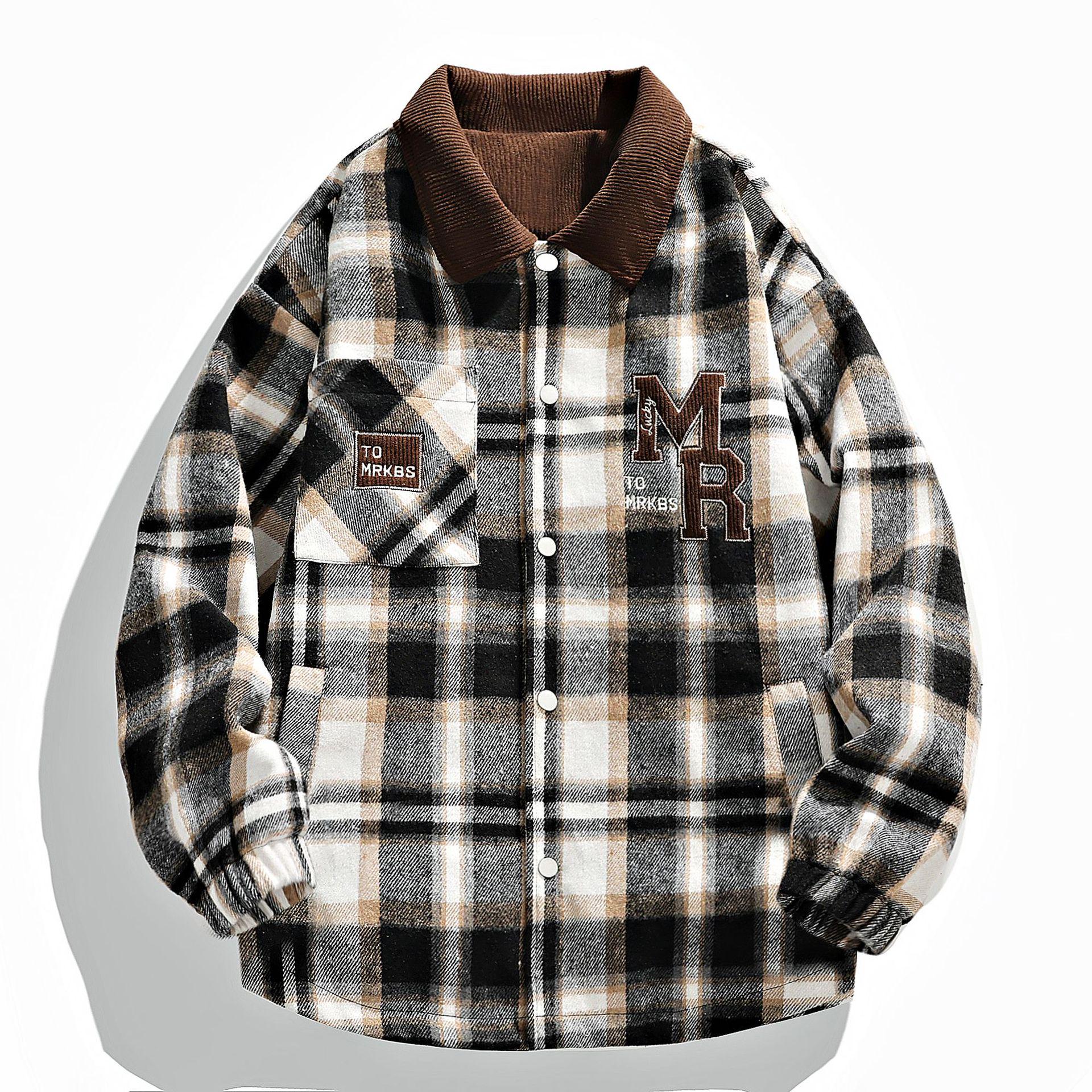 2025 Men s Japanese Style Plaid Corduroy Jacket - Color Block, Lapel Casual Shirt for Teens 4XL чорний
2025 Men s Japanese Style Plaid Corduroy Jacket - Color Block, Lapel Casual Shirt for Teens 4XL чорний