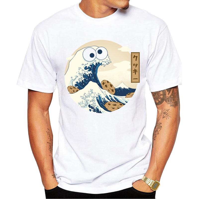 Новая модная мужская футболка Cookiegana Wave, хипстерские футболки с принтом Kanagawa Wave, топы с коротким рукавом и круглым вырезом, классные футболки S
Новая модная мужская футболка Cookiegana Wave, хипстерские футболки с принтом Kanagawa Wave, топы с коротким рукавом и круглым вырезом, классные футболки S