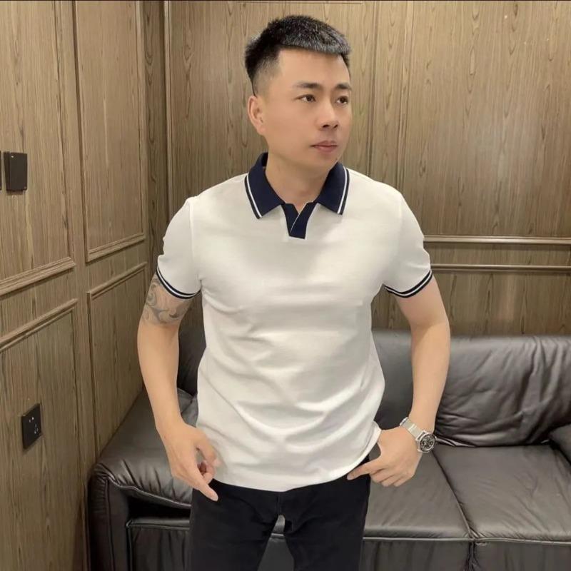 Summer Mens Casual Striped Trim Polo Tee Comfortable Daily Top M чёрный
Summer Mens Casual Striped Trim Polo Tee Comfortable Daily Top M чёрный