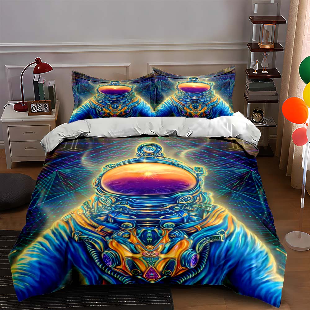 Vibrant astronaut design. Bedding Duvet cover sets Duvet covers Pillowcases gifts (1 * Duvet Cover 2 * Pillowcases, without duvet insert) 135x200cm
Vibrant astronaut design. Bedding Duvet cover sets Duvet covers Pillowcases gifts (1 * Duvet Cover 2 * Pillowcases, without duvet insert) 135x200cm